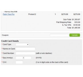 Offline Credit Card (OpenCart Addon)
