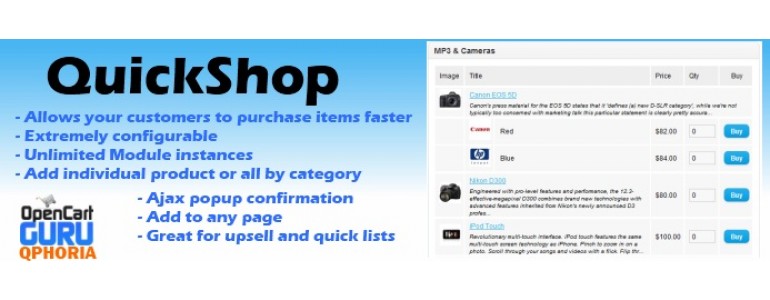 Quickshop