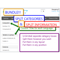BUNDLE: Split Categories & Split Information Modules